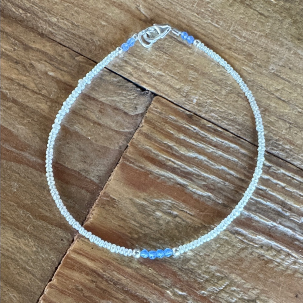 Tanzanite and Pearl Bracelet